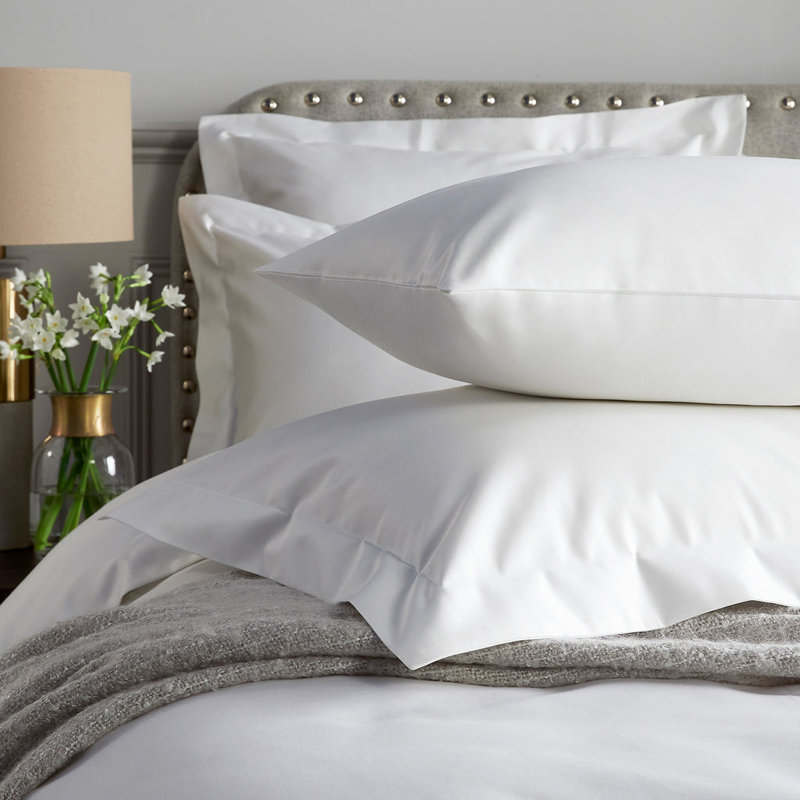 Luxury 1000 Thread Count Sateen Pillowcases, White
