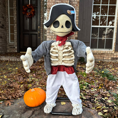 Décoration d'Halloween 24 pouces avec boîte vocale activée par le mouvement Monstrous Misfits Napoleon Bonyparts