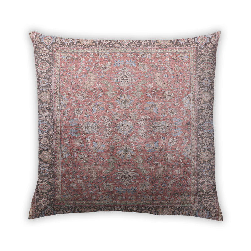 Damask Outdoor Throw Pillow