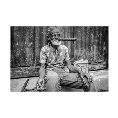 Marius Miclea Smoke A Cigar Canvas Art