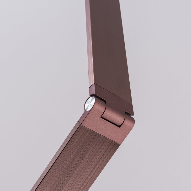 Aicke 130cm LED Task Floor Lamp, Rose Gold