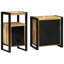 Bathroom Furniture Set 2 Pcs Soild Rough Mango Wood-352740370
