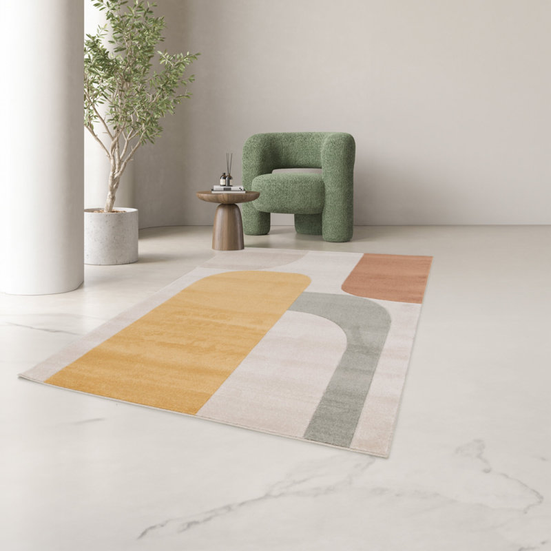 Farrar Abstract Area Rug, Rectangle 200 x 290cm