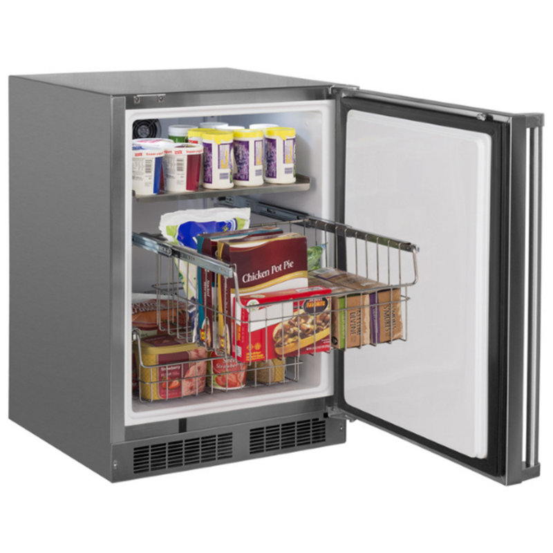 4.9 Cubic Feet Frost-Free Undercounter Upright Freezer with Adjustable Temperature Controls and LED Light