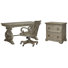 Writing Desk With Chair Printer Stand Credenza And Hutch