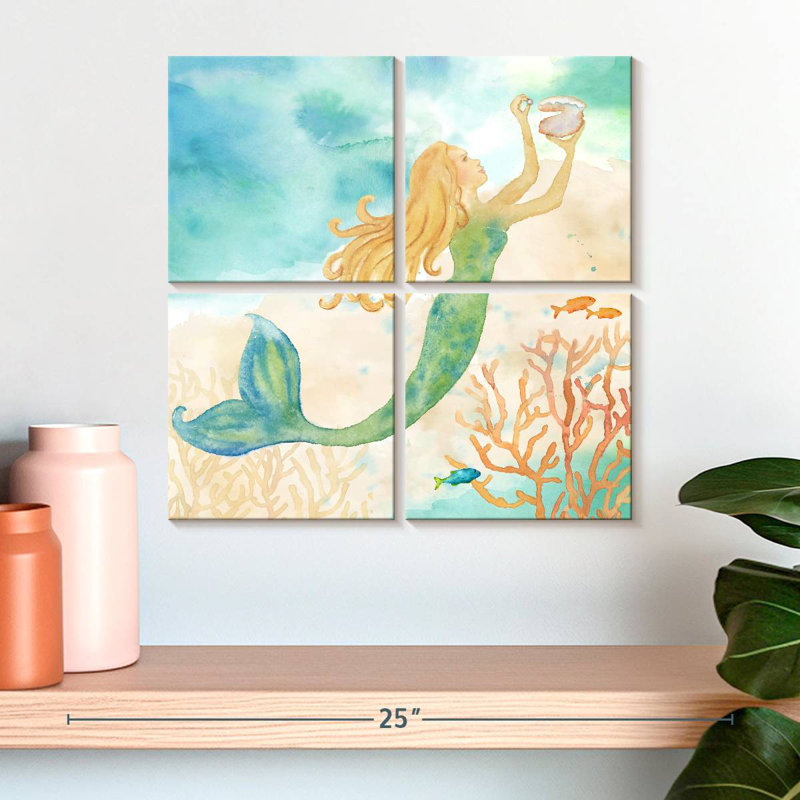 Ashelle Sea Splash Mermaid I, H 18 po x l 18 po