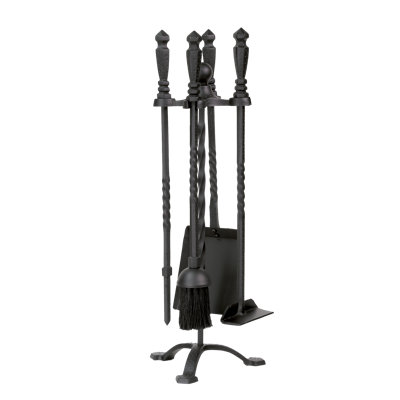 Ensemble d'outils de foyer en acier Linly