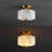 Martell Alabaster Semi Flush Mount-395076942