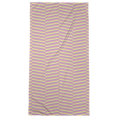 Serviette de plage à rayures fracturées