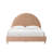 Jodiel Arched Boucle Upholstered Bed Frame-109473074-119008453