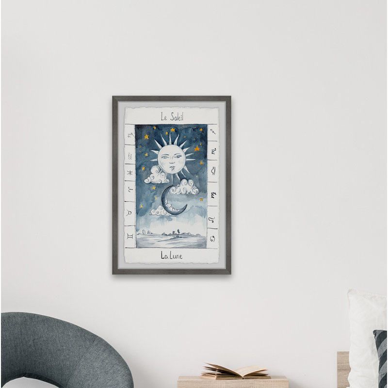 The Moon by Marmont Hill - Single Picture Frame Painting, 45cm H x 38cm W x 3.81cm D