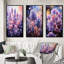 «Meadow Lavender Enchantment», 3 pièces sur toile-1166423413-1166423411