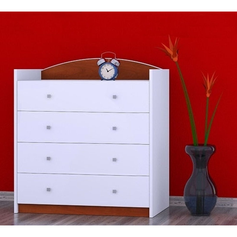 Nicklas 4 Drawer Chest, Brown