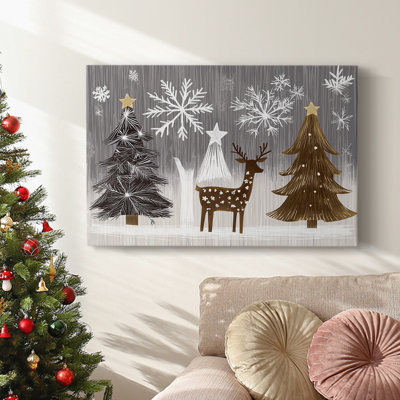 Christmas Holiday Arts - Toile tendue avec châssis