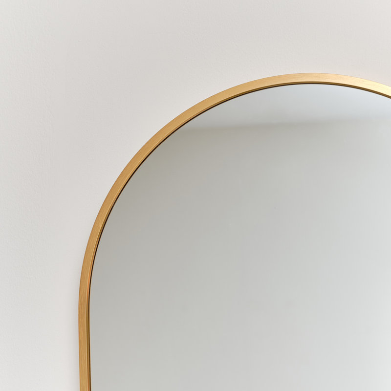 Metal Oval Mirror