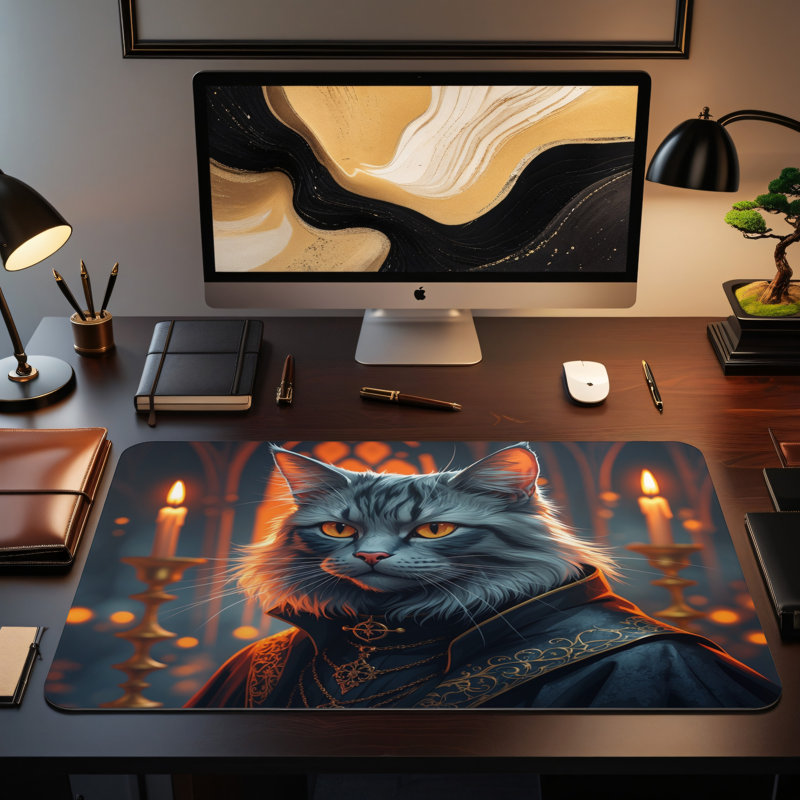 Polyester Desk Pad, 23.6x13.8
