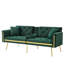 2 Seater Velvet Loveseat-1659298789