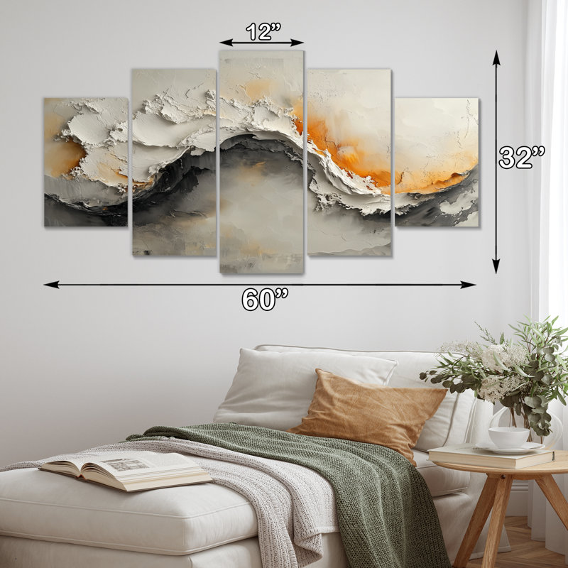 Nyquasha - Spiral Abstract Wall Art - ensemble d'art mural moderne