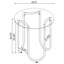 Table d'appoint ronde en verre