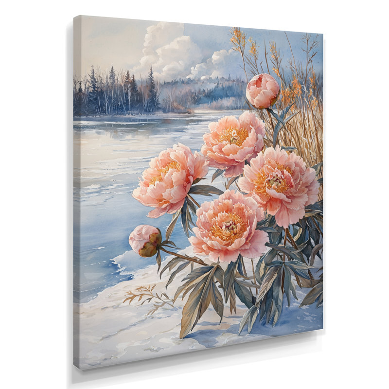 Glatzmayer - impressions murales florales, H 32 po x l 24 po, Toile tendue, Ne s’applique pas