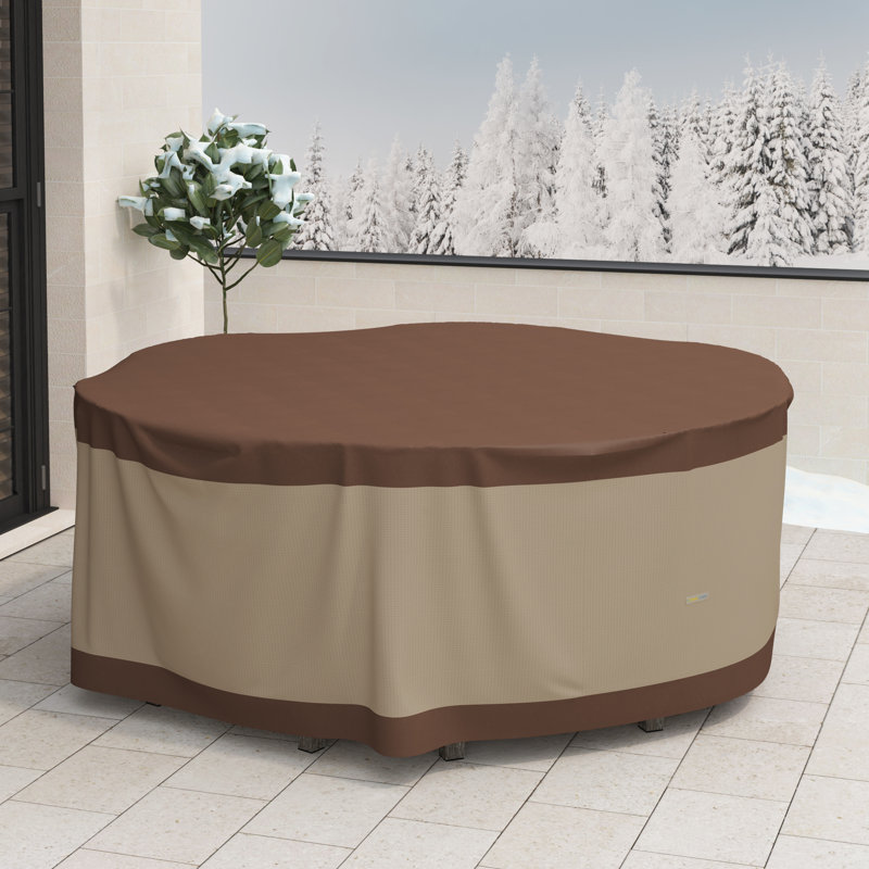Steve Ultimate Waterproof Outdoor Table & Chair Set Cover, 106"