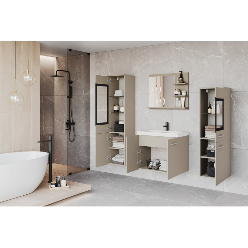 Bathroom Suite, Beige