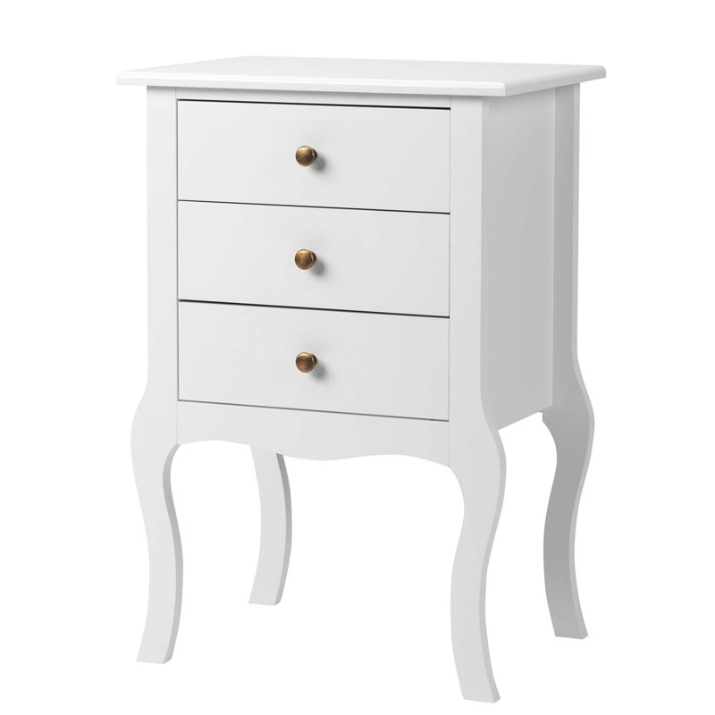 Table de chevet européenne - Trois pompes