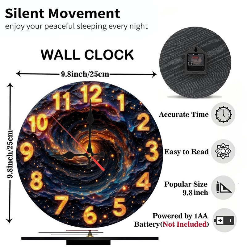 horloge cosmique galaxie