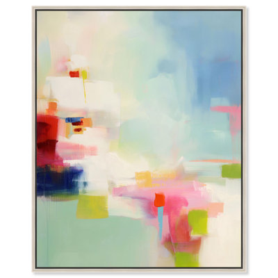 Décoration murale lumineuse sur toile Roseat Hues III par Art Remedy