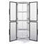 Glass Display Cabinet with LED Lights