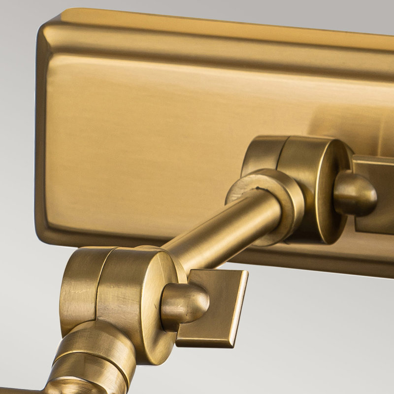 Winchfield Wall Mount Picture Light, Aged Brass