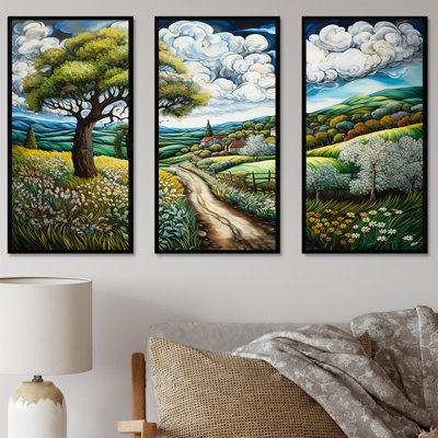 Countryside Charm Italian Landscape I - Countryside Wall Art Print Set