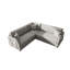 Canapé-lit en L 85,1 po avec lit escamotable, canapé-lit convertible surdimensionné avec poche latérale et port USB, canapé modulaire rembourré Teddy, pour salon, appartement, bureau, gris clair