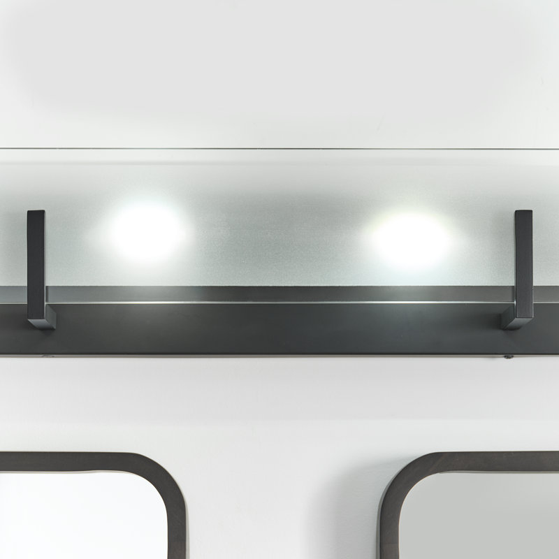 Syll Bath Bar, No Bulb Included, Midnight Black, 4-Light