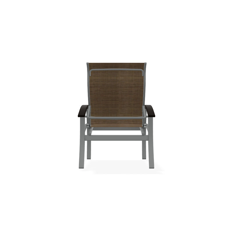 Chaise de patio Askar, Performance de l'écorce, Noir, Graphite texturé