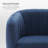 Samouri Modern Channel Tufted Barrel Accent Chair-526241700
