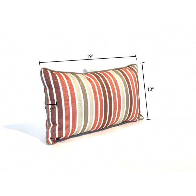 Coussin d’arrière extérieur Dalia, Rose / gris