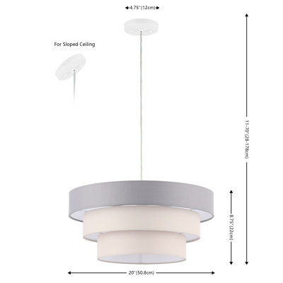 Chala 20 Inch Extendable Pendant