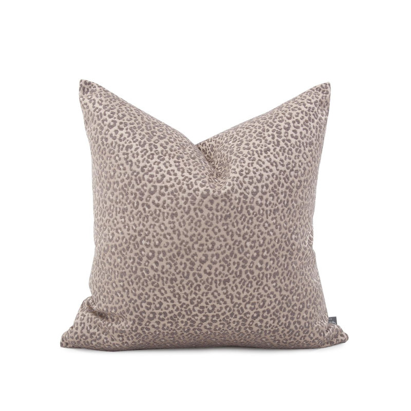24 x 24 Pillow  Lynx - Insert, Taupe Geometric, 20"H x 20"W, Down