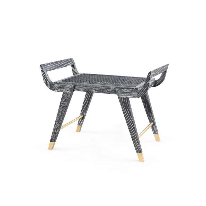 Delon Accent Stool, Carbon Black