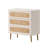Okkra Modern Farmhouse 3-Drawer Woven Chest-1028839139