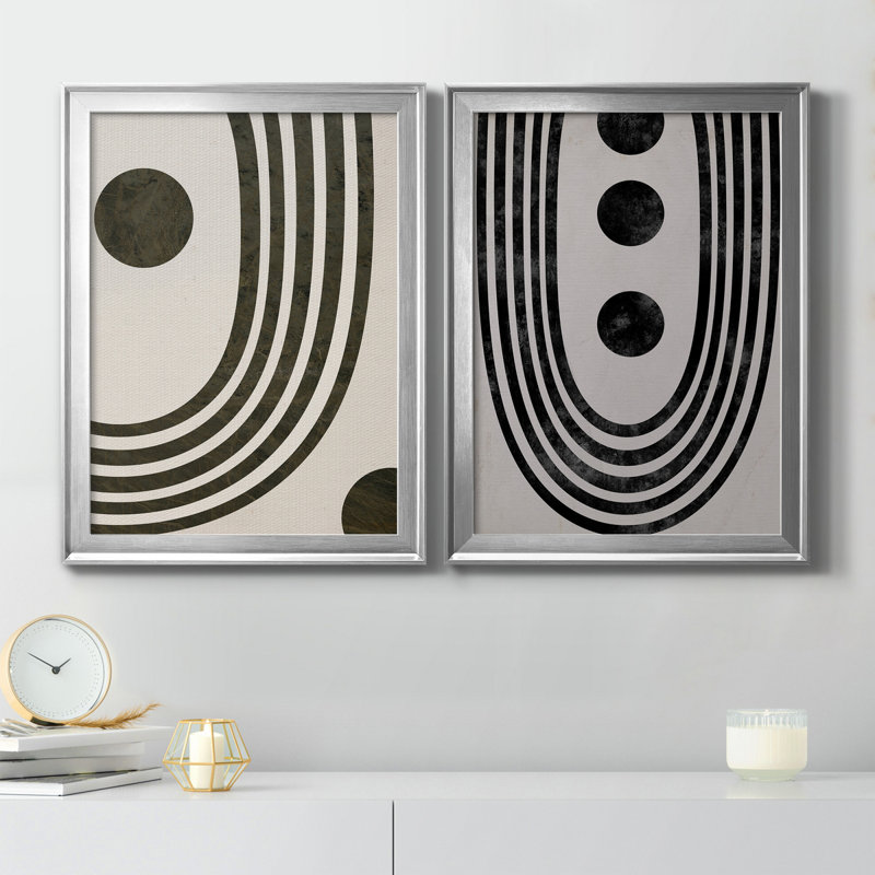 «Tubular Abstract I», reproduction encadrée de qualité supérieure, prête à être accrochée, H 22,5 po x l 61 po x P 1,5 po