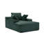 Chaise longue rembourrée en velours côtelé Modern-117430050