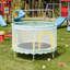 Living And Home 120cm Round with Safety Enclosure Kid / Toddler Trampoline