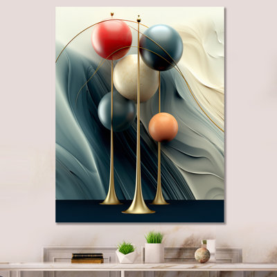 Reproduction d'art rétro abstrait - Minimalisme
