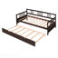 Lit de jour simple Lit en bois avec lit gigogne simple, espresso-1668425616-1668425620