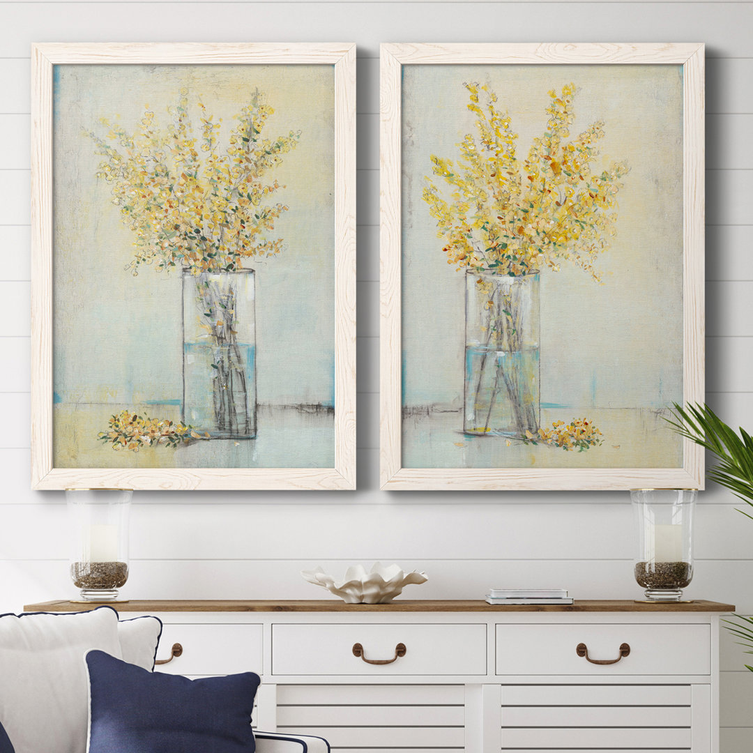 " Spray In Vase I " 2 - Pieces Red Barrel Studio® 