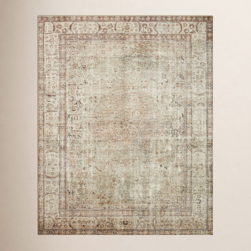 Tapis antique / sauge Loloi Margot CloudPile, Rectangle 8 pi 6 po x 11 pi 6 po