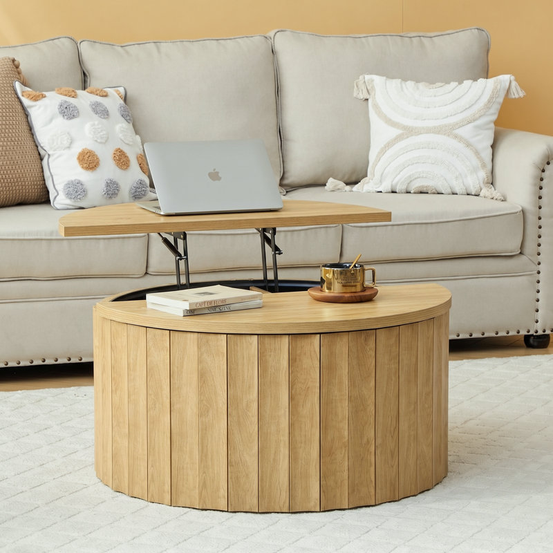 Table basse Adelle, Jaune