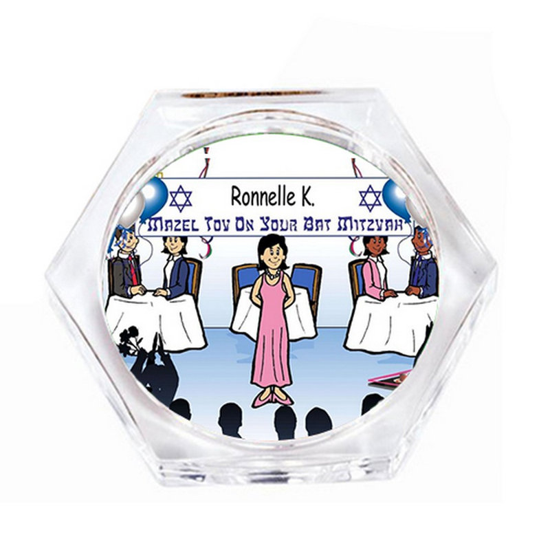 Ensemble de 4 sous-verres personnalisés, Oui